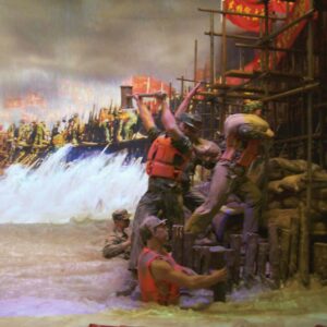 1998 FLOOD FIGHTING THEME SCULPTURE｜MILITARY MUSEUM RED MEMORIAL PUBLIC ART