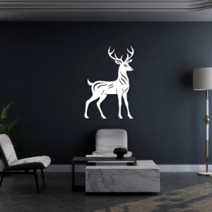 Metal Deer Silhouette Wall Art | Hotel Decorative Painting
