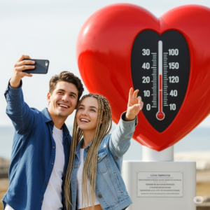 HEARTBEAT ENERGY STATION INDUCTION INTERACTIVE GLOWING HEART ART INSTALLATION COMMERCIAL PLAZA ROMANTIC CHECK-IN LANDMARK