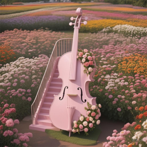 LOVE CONCERTO MUSIC NOTE CURVED LINE LIGHT ART INSTALLATION ROMANTIC THEME PUBLIC ART LANDMARK